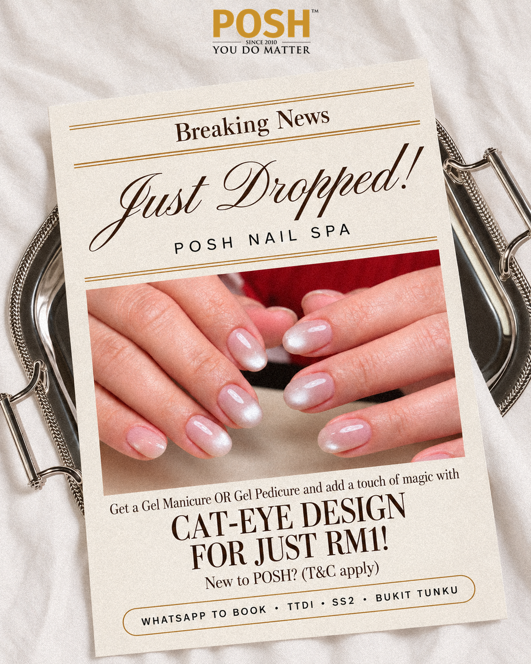 POSH cat-eye RM1 ad creative